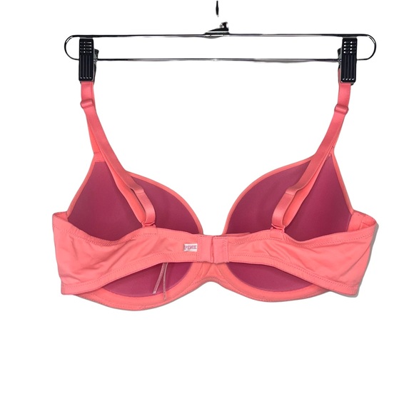 PINK VICTORIA’S SECRET Coral Wear Everywhere Lightly Lined Bra 36C - Picture 3 of 8